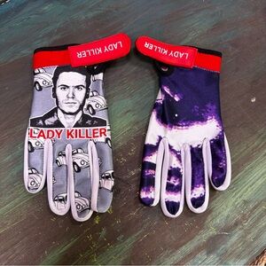 Brapp‎ Straps streetwear Ted Bundy ladykiller MX motocross gloves size S NWOT